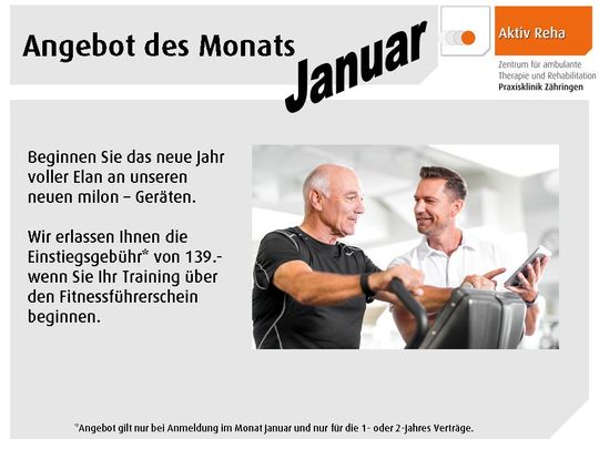 Aktiv Reha GmbH Angebot Januar 2022